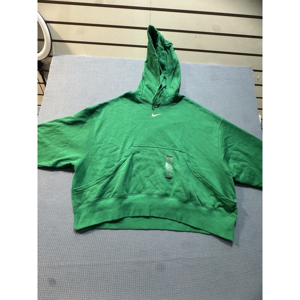 Nike Over Sized Women Hoodie Sz L‎ Green Brand New